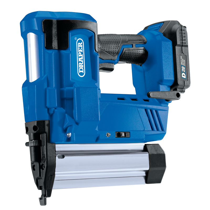 D20 20V Nailer/Stapler With 1X 2Ah Battery And Charger