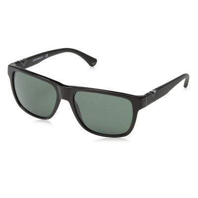 Emporio Armani Black Frame with Green Lens