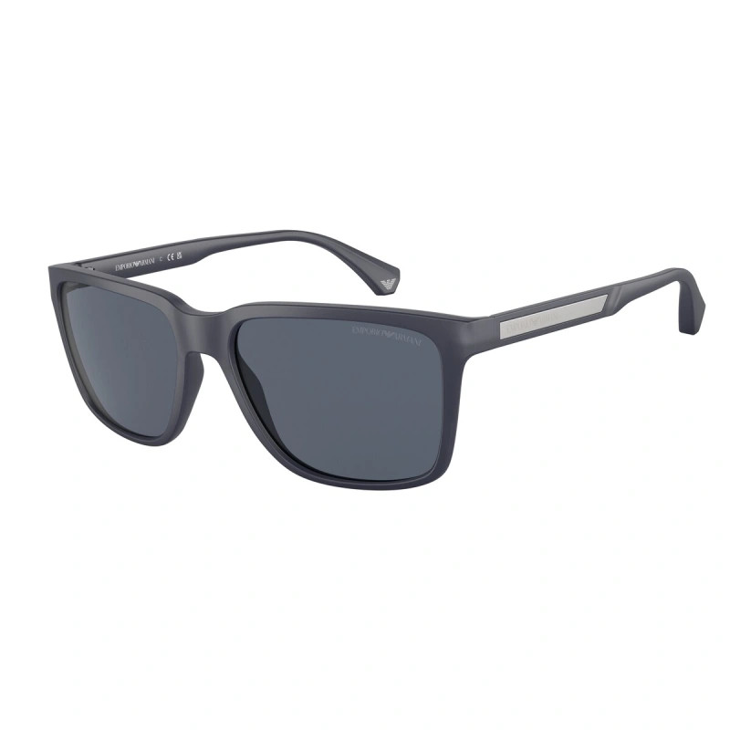 Emporio Armani Matte Blue Frame with Dark Blue Lens