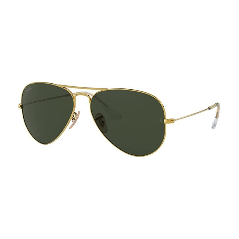 Aviator Gold with Green Classic Lens
