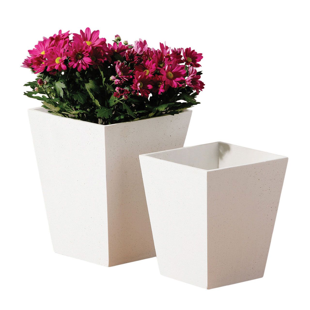 Homewares White Polyresin Large Vase