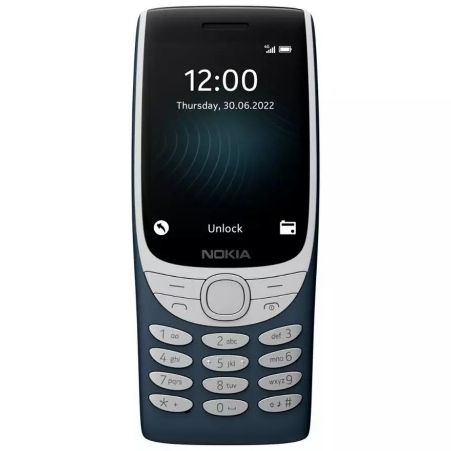 Nokia 8210 4G Dual Sim Mobile Phone Blue