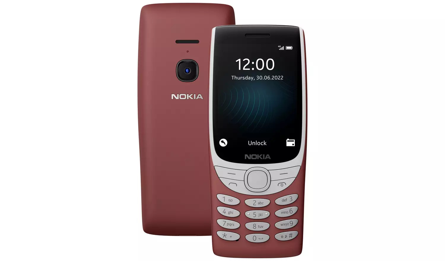 Nokia 8210 4G Dual Sim Mobile Phone Red