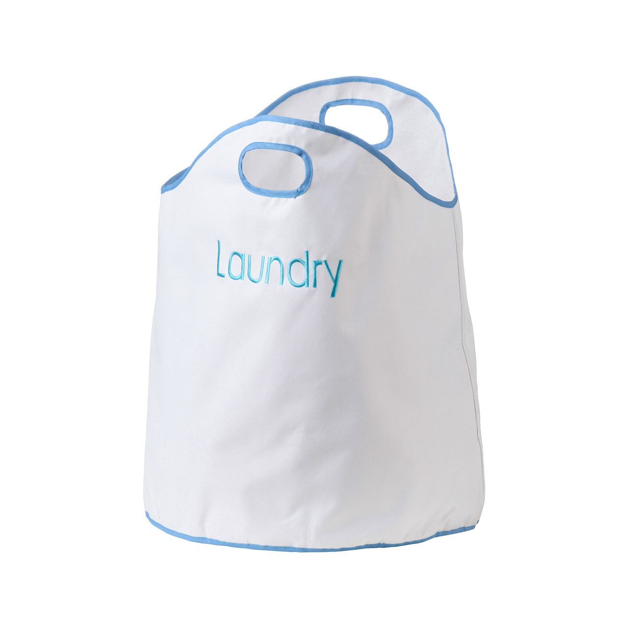 Homewares Oxford Blue Trim Laundry Bag