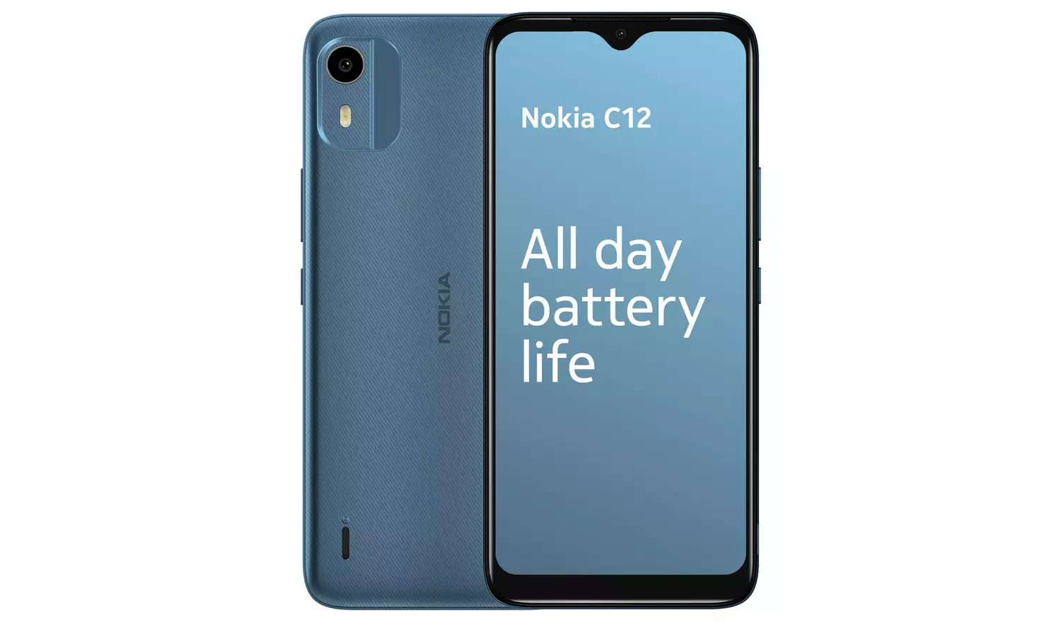 Nokia C12 Mobile Phone - Cyan