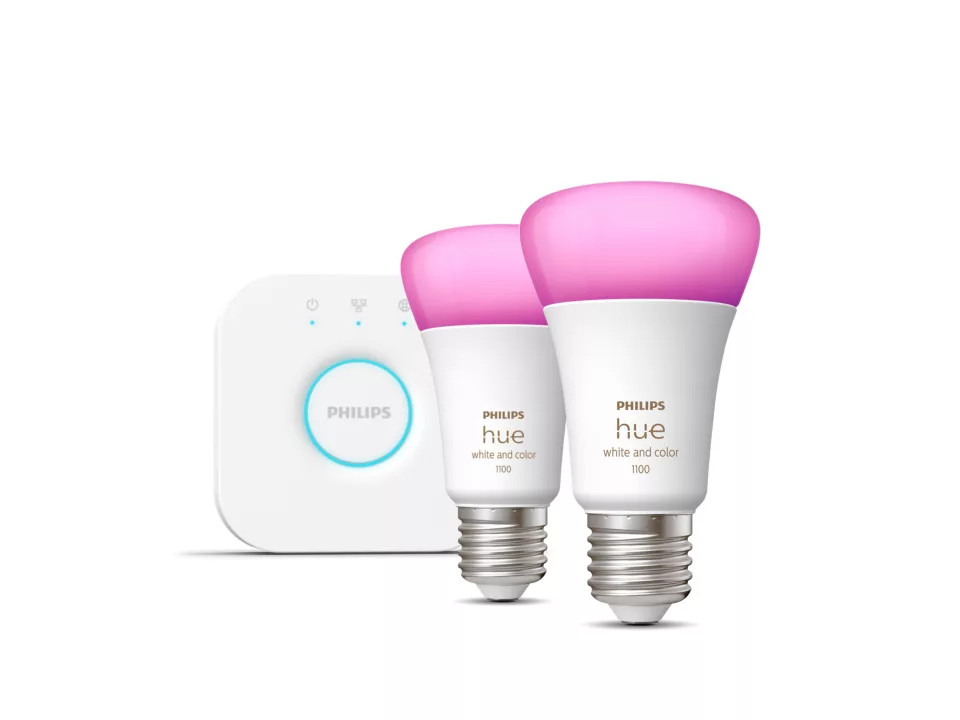 Philips Hue Starter Kit Colour E27 2 Pack