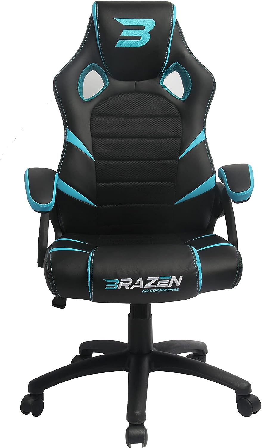 BraZen Puma Blue & Black PC Gaming Chair