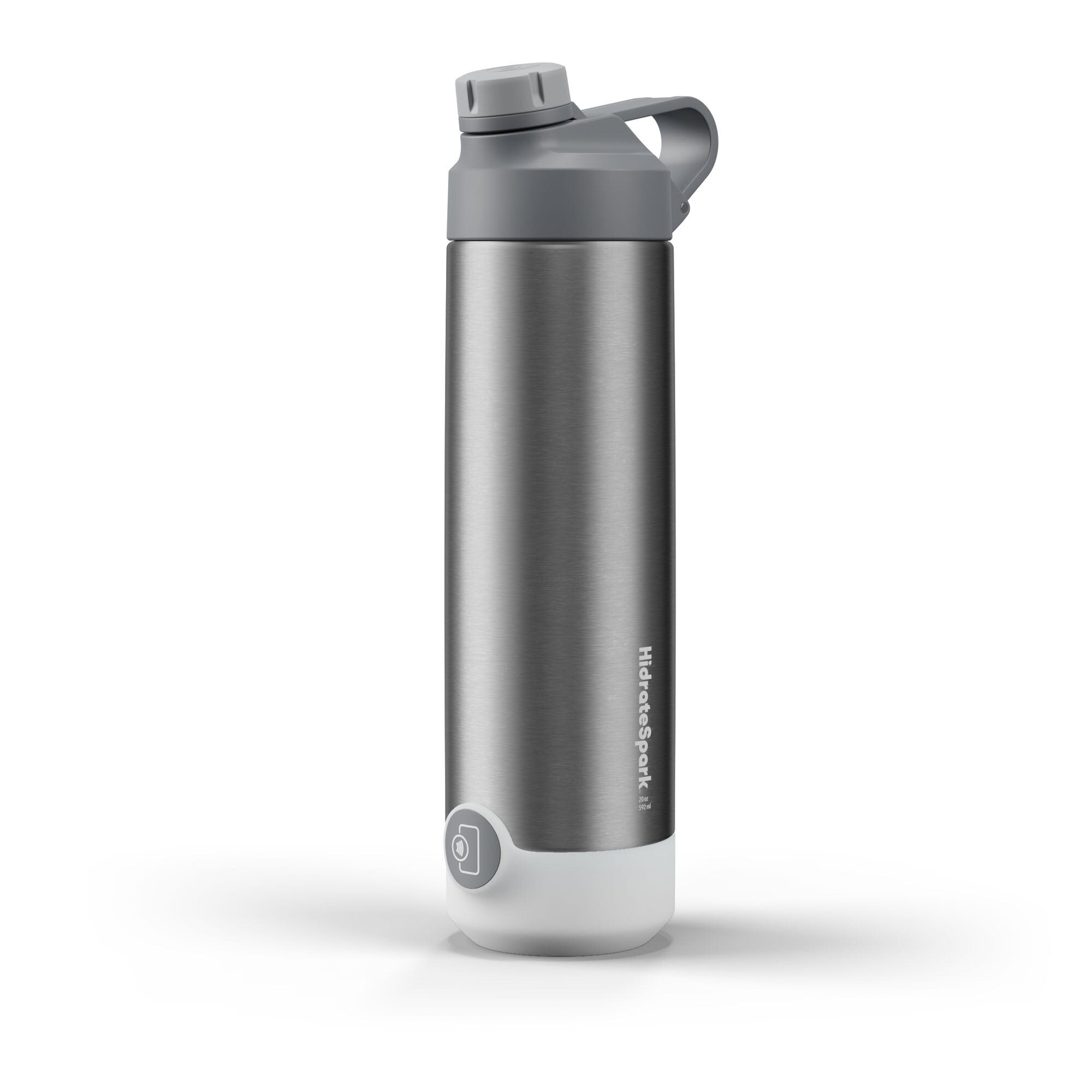 HidrateSpark TAP Stainless Steel Chug (Brushed Silver) 20 oz