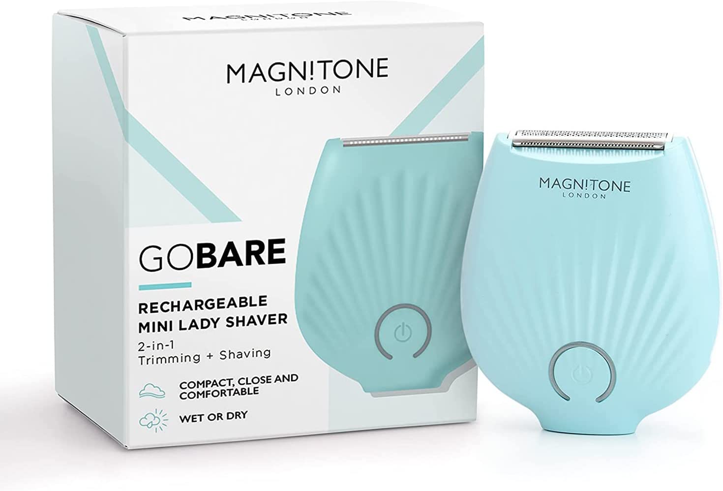 MAGNITONE Go Bare! Rechargeable Lady Shaver - Green