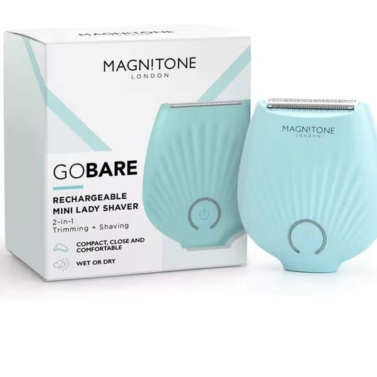 MAGNITONE Go Bare! Rechargeable Lady Shaver - Green