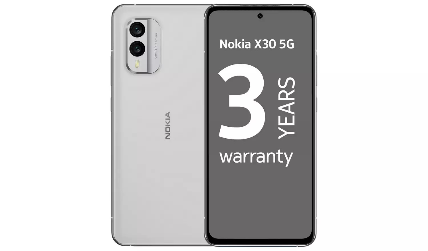 Nokia X30 5G Dual Sim 6/128GB Mobile - White